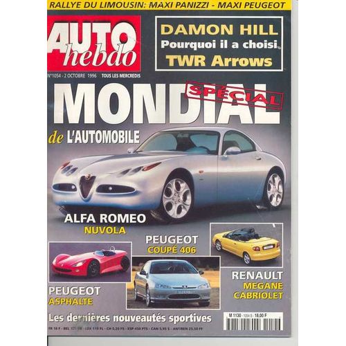 Auto-Hebdo N° 1054 : Mondial De L'automobile
