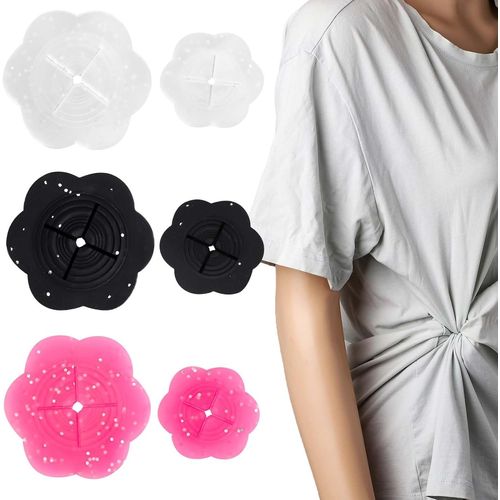 6pcs Pinces À Cardigan Femme, Pince À Serrer En Silicone Pour Vêtements Clips De Serrage En Silicone Cachée Clip À L'arrière De La Chem La Robe La Taille Pour Femme[X1133]