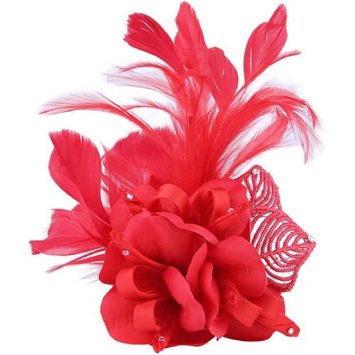 Broche En Plume - Bijou De Mariée - Broche De Sécurité Pour Femme Et Fille - Accessoire De Costume - Bouquet - Cor - Poignet - Fleur De Mariage - Épingle Pour Écharpes[X1277]