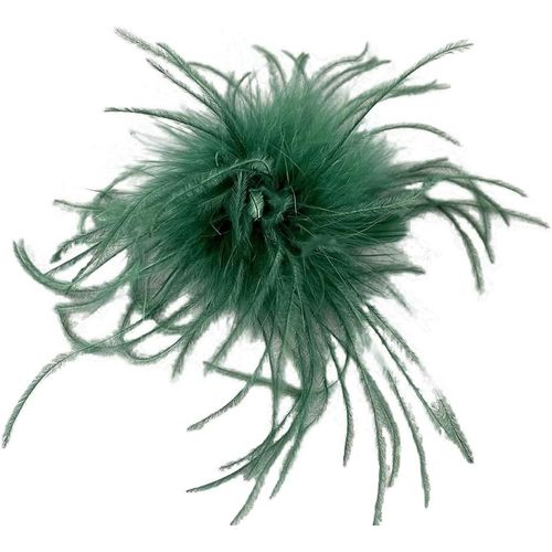 Broche Plume Femme Doux Plumes D'autruche Clip Cheveux Broche Broche Accessoire Cheveux Coiffure Coiffure Pour Filles Femmes Anniversaire Mariage Fête Plage, 1 Stücke, Plume D'autruche[X1301]