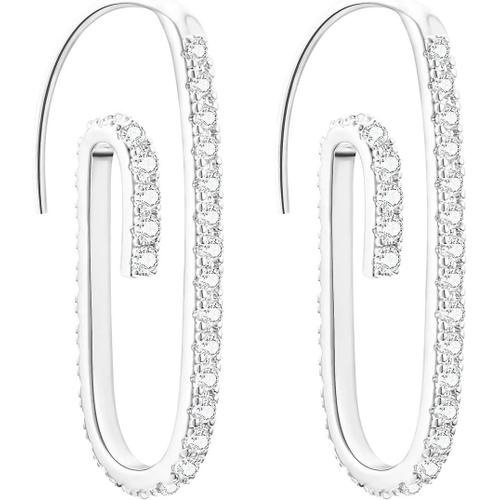 Demi-Cercle Broche Boucles D'oreilles Goujon Pour Les Femmes, Hypoallergénique Cuivre Brillant Zircon Cubique, Cadeaux De Bijoux Délicats Anniversaire Fille[X1500]