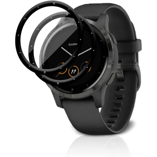 2 Pièces Protection Écran Compatible Avec Garmin Vivoactive 4s,[Anti-Rayure] [Hd Transparent] Couverture Complète 3d Protection Écran Pour Garmin Vivoactive 4s.[I1098]