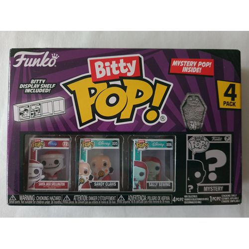 Funko Pop Bitty Santa Jack Skellington Sandy Claws Sally Sewing 1 Mystere
