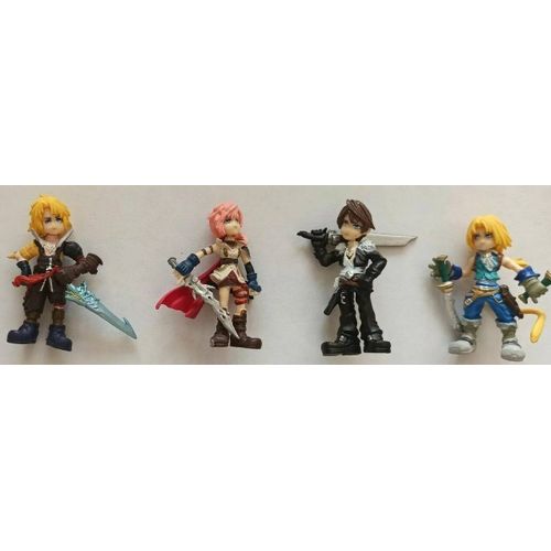 Lot De 4 Figurines Final Fantasy - Ff Figure 5 Cm