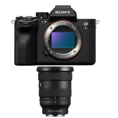 Sony Alpha A7R V Boîtier+Sony FE 16-35mm f/2,8 GM II objectif