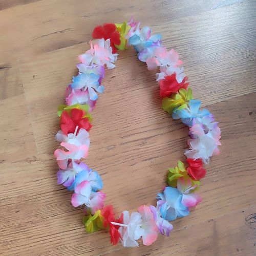 Lot De 4 Colliers Hawaien Collier De Fleurs