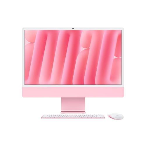 Apple iMac with 4.5K Retina display MD2U4FN/A - Fin 2024 - M4 24 Go RAM 512 Go Rose AZERTY