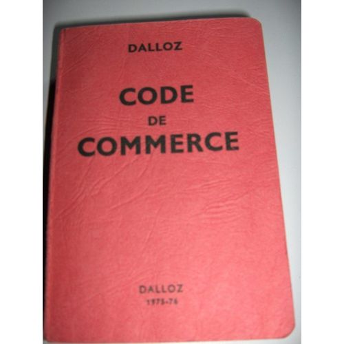 Code De Commerce - 1993-199