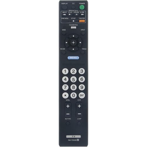 Rm-Yd028 Télécommande De Remplacement Pour Tv Kdl-26L5000 Kdl-40Xbr9 Kdl-32L504 Kdl-32Xbr9 Kdl-46V5100 Kdl-52Vl150 Kdl-40V5100 Kdl-37L5000 Kdl-46S5100 Kdl-22L5000 Kdl-52Xbr9 Kdl40Sl150 Klv52 [L1604]