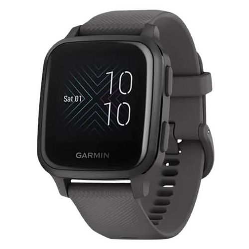 Garmin Venu Sq - Gris Ombré - Montre De Sport Avec Bracelet - Silicone - Gris Ombré - Taille Du Poignet : 125-190 Mm - Affichage 1.3" - Bluetooth, Wi-Fi, Nfc, Ant+ - 37.6 G