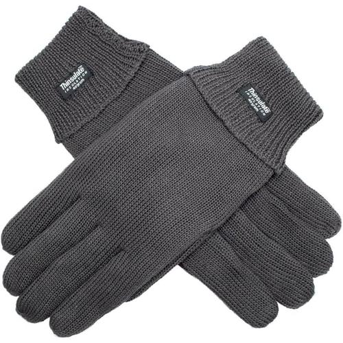 Gants En Tricot Pour Homme, Doublure Thermique Thinsulate Chaude, Gants D'hiver Tricotés En Fil Recyclé, Durables.[V752]