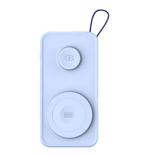 Powerbank Pastelup Sans Fil Qi Magsafe 10 000mah 22.5w Usb A / C 3mkbleu
