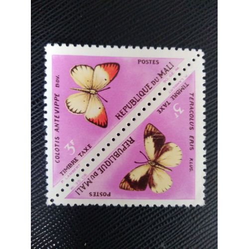 Timbre Mali Yt T 11 A T 12 Colotis Antevippe Et Teracolus Eris 1964 ( 050109 )