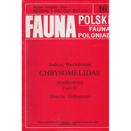A. Warchalowski - Fauna Polski, Fauna Poloniae N°16 - Chrysomelidae