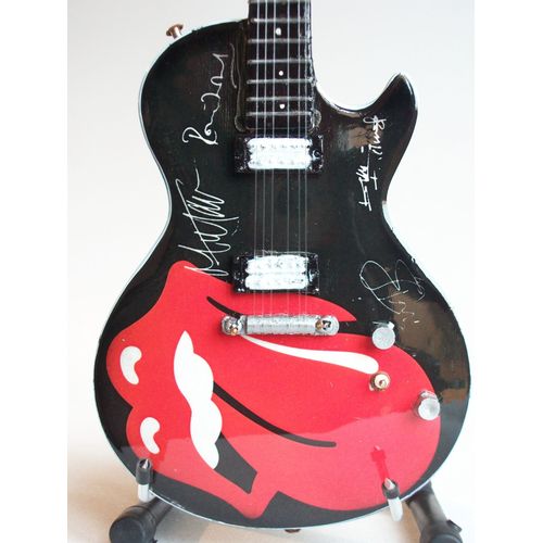 Guitare Miniature Hommage Aux Rolling Stones