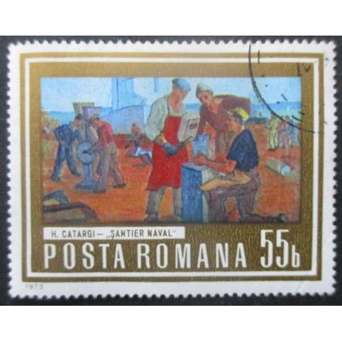 Roumanie N°2818 Tableau Oblitéré