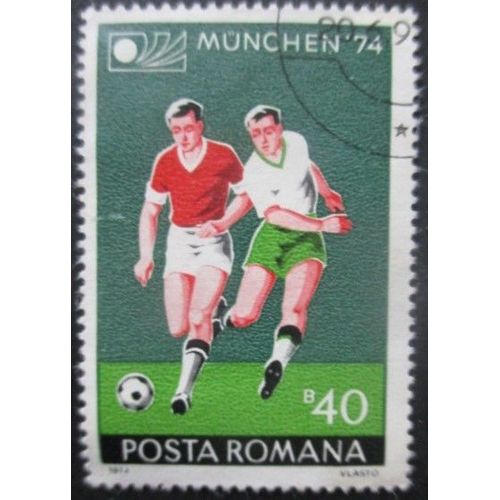 Roumanie N°2847 Coupe Du Monde De Football Allemagne 1974 Oblitéré