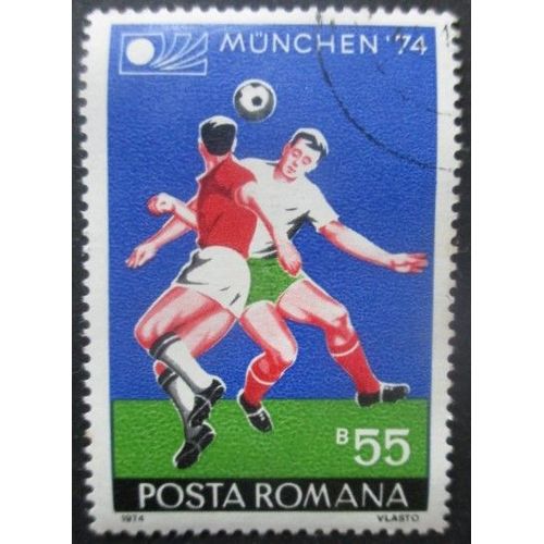 Roumanie N°2848 Coupe Du Monde De Football Allemagne 1974 Oblitéré