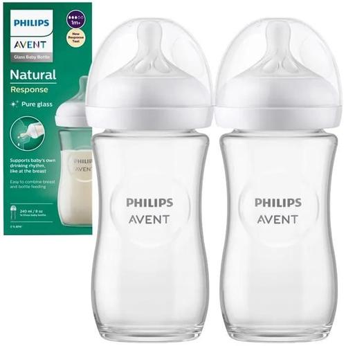 2x Biberons Philips Avent Scy933/01 Anti-Colique Responsifs Bébé