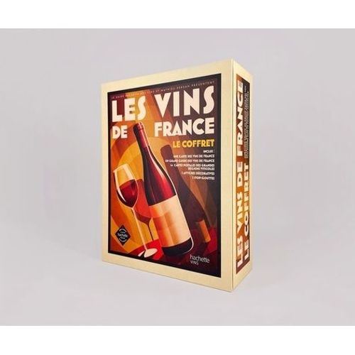 Les Vins De France - Le Coffret - Avec 1 Carte Des Vins, 14 Cartes Postales, 3 Stop-Gouttes, 3 Affiches Et Le Grand Guide Des Vins De France