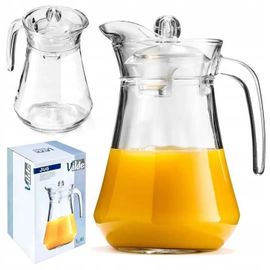 Carafe Verre Hermétique Pour Jus, Thé, Citronnade 1,4l Lave-Vaisselle