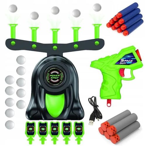 Cible Électrique Flottante Avec Pistolet + 100x Fléchettes