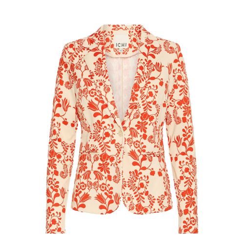 Vestes Demie Saison Ichi Ihkate Print Bl23 Orange