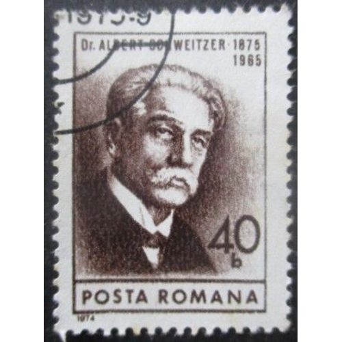Roumanie N°2880 Dr Schweitzer Oblitéré