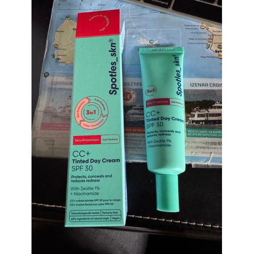 Crème De Jour Teintée Cc+ Protection Totale De La Peau 