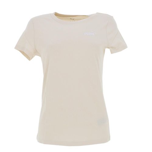Tee Shirt Manches Courtes Puma Ess Small No. 1 Logo Tee (S) Ecru