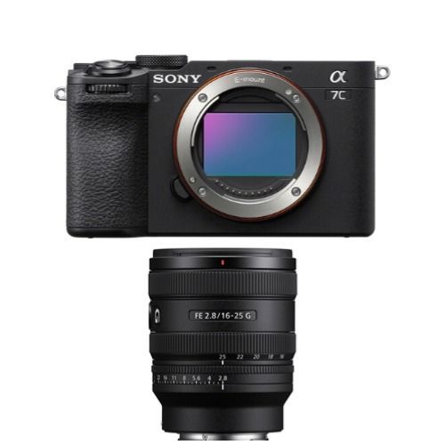 Sony Alpha A7C II noir Boîtier+Sony FE 16-25mm f2.8 G objectif