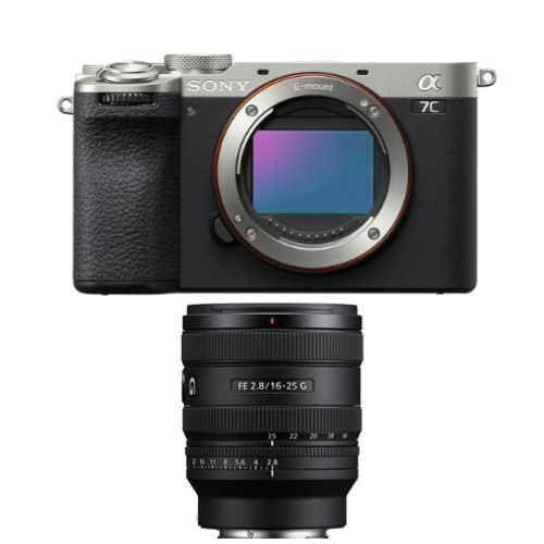 Sony Alpha A7C II argent Boîtier+Sony FE 16-25mm f2.8 G