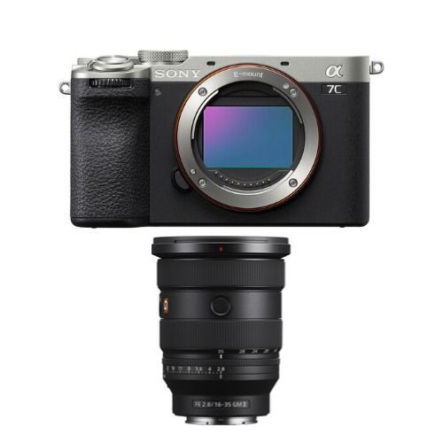 Sony Alpha A7C II argent Boîtier+Sony FE 16-35mm f/2,8 GM II objectif