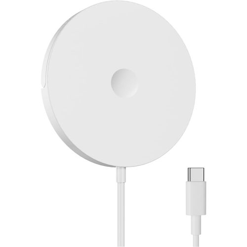 Chargeur Sans Fil Pour 15 W, Chargeur Rapide Compatible Avec Mag-Safe Pour Iphone, Chargeur Magnétique Vers Usb-C Pour Iphone 15/15 Pro/15 Pro Max/14/16/13/12/11/X/Xs/Xr/Airpods 2