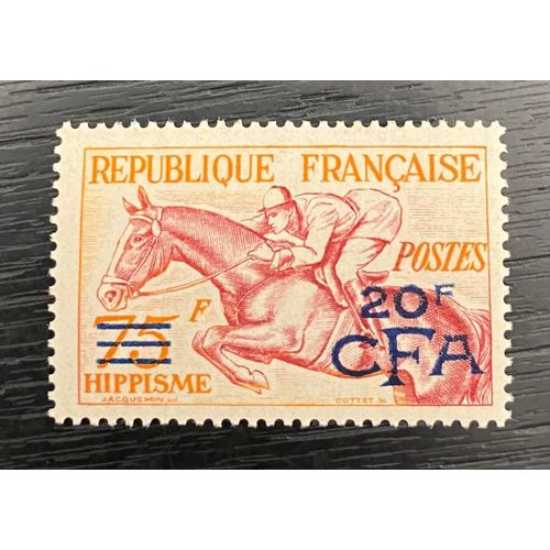 Timbre Neuf** Réunion 1953 Y&t N° 318