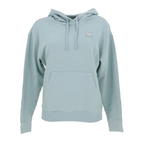 Sweat Capuche Hooded Puma Ess Elevated Comfort Hoodie Tr Vert D'eau