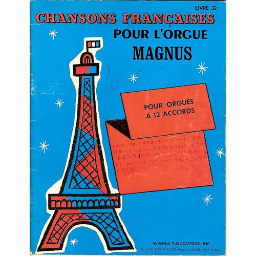Chansons Francaises Pour L'orgue Magnus