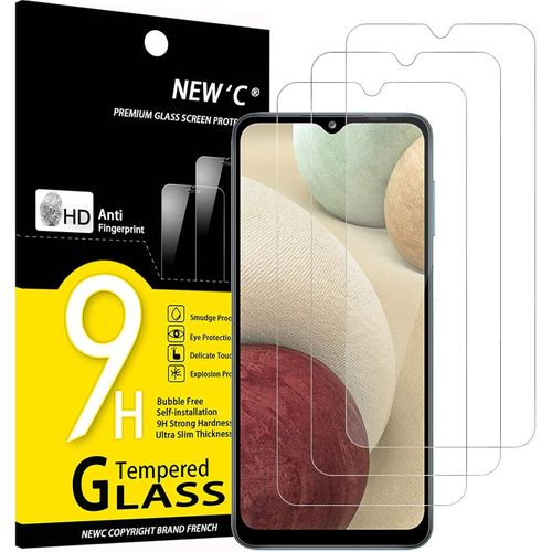 Lot De 3, Verre Trempé Pour Samsung Galaxy A12, Film Protection Écran Efficace Contre Les Rayures - Sans Bulles - Ultra Résistant (0,33mm Hd Ultra Transparent) Dureté 9h Glass[X71]