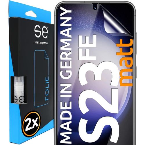 2x Se Film De Protection 3d Antireflet Pour Samsung Galaxy S23 Fe, Auto-Réparateur, Compatible Empreinte & Faceid, Installation Sans Bulles, Résistant Aux Chocs Et Rayures, Fabriqué En Allem[X480]