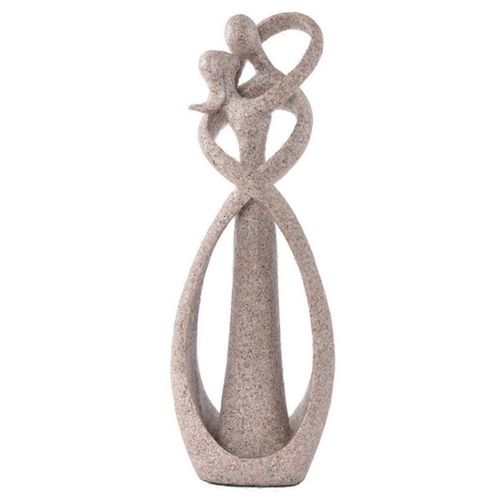 Sculptures de couple pour la décoration d¿intérieur, étreindre Figurines de Couple, Sculpture de Couple moderne, Sculptures romantiques modernes pour la chambre A