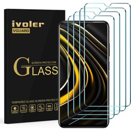 Pack De 4 Verre Trempé Pour Xiaomi Poco M3 / Xiaomi 9t, Film De Protection Décran En Verre Trempé - Anti Rayures - Sans Bulles - Ultra Résistant Dureté 9h Glass[L1861]