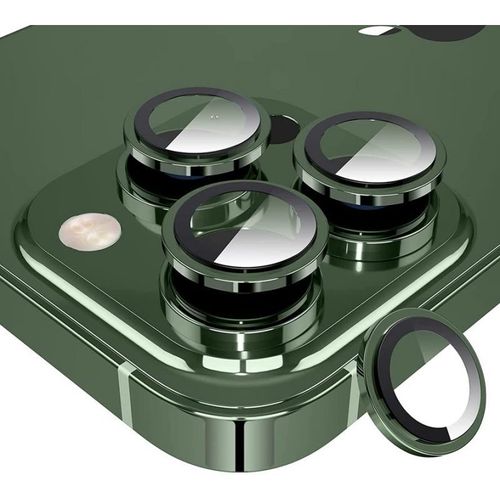Protection Caméra Contour Aluminium Vert Pour Iphone 12 Pro Max