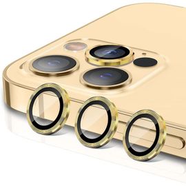 Protection Caméra Contour Aluminium Or Pour Iphone 14 Pro