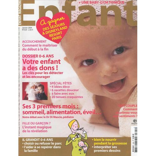 Enfant Magazine N° 329 : Votre Anfant A Des Dons !