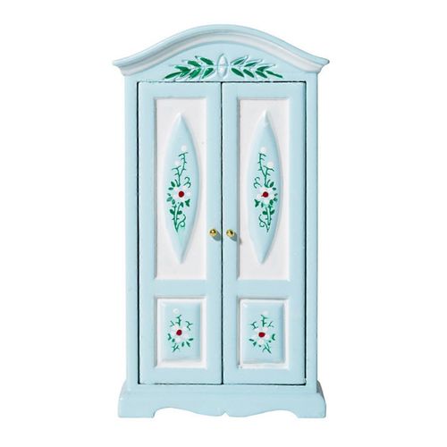 Échelle 1/12 Poupées Maison Imprimé Armoire, Garde-Robe Miniature Pour 1/12 Maison De Poupée Chambre À Coucher Accessoires
