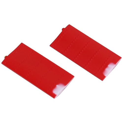 1 Paire Rc Jouet Hélicoptère Mise À Niveau C138 Aile Latérale Ensemble Pour Rc Era C138 Bell 206 1:33 Rc Jouet Hélicoptère Pièces Rouge