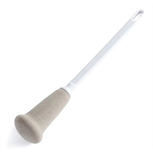 Brosse éponge à long manche Produits de nettoyage de cuisine Bouteille Brosse de nettoyage Gobelets Bières Pichet Nettoyé Outil de cuisine Gris