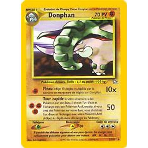 Pokemon - Neo Genesis - Donphan - Francaise - 2eme Edition - 21/111