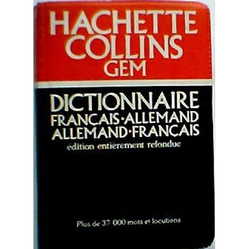 Dictionnaire Français-Allemand Et Allemand-Français
