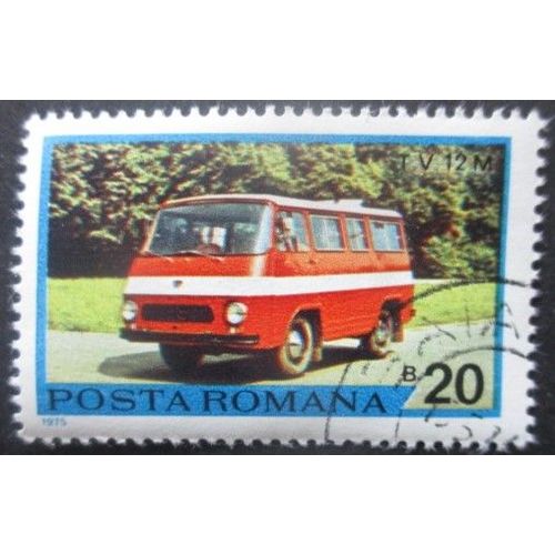 Roumanie N°2928 Car Oblitéré